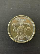 Disneyland Coin Medallion Pirates of the Caribbean 2024 Bronze Theme Park Attraction Disney
