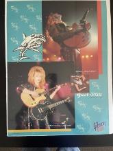 1989 Gibson Guitars Adv. Poster-Great White Players.