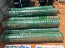 Diggit Holland Wire Mesh Fencing PVC Coated Fence Lot of (12) Rolls