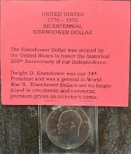 Bicentennnial Eisenhower Dollar Coin