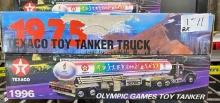 Texaco 1995 Edition Toy Tanker and Texaco Olympic Toy Tanker