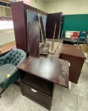 Filing Cabinet, Dresser, Rolling Chair, Storage Cabinet