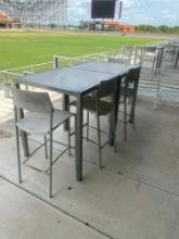 2- Outdoor patio table & chairs