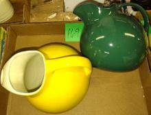 VINTAGE HALL BALL JUG PITCHERS - PICK UP ONLY