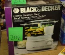 BLACK & DECKER STEAMER - RICE COOKER - PICK UP ONLY