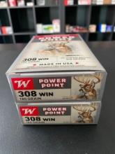 Winchester - Power Point - 20 Round Box - 308 Win