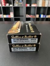 Sellier & Bellot - SPCE - 20 Round Box - 30-06 Spring