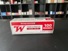 Winchester - Target & Practice - 100 Round Box - 9mm