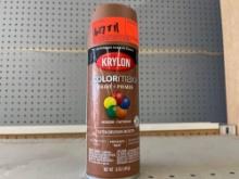 KRYLON PAINT AND PRIMER SATIN BROWN BOOTS