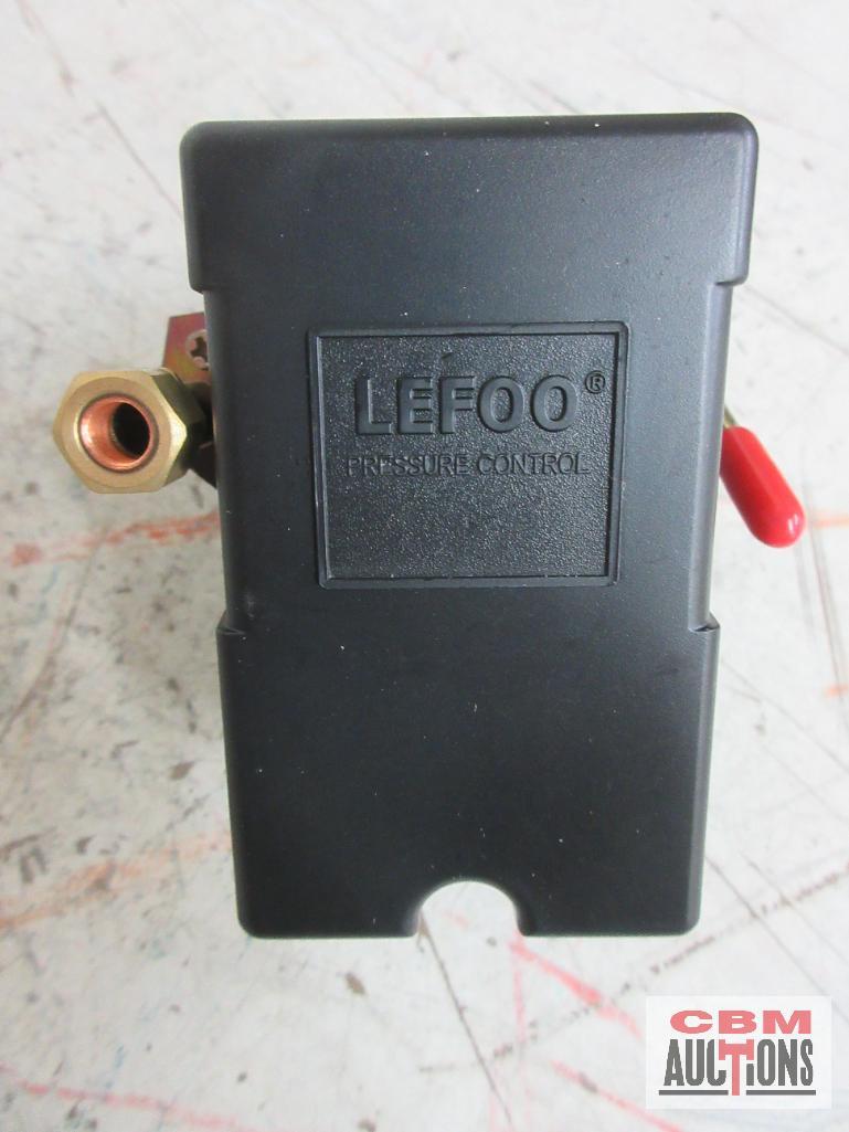 Lefoo LF10-L4 Pressure Control Switch... F803N 3/8" Filter... R503N 3/8" Regulator w/ Gauge