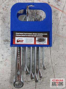 Grip 89016 6pc Combo Wrench Set SAE/Metric SAE - 1/2", 9/16", 3/4" Metric - 10mm, 13mm ,15mm