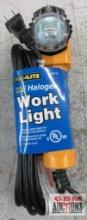 Pro-Lite HR-15 Direct Beam Halogen 15' Cord Work Light...