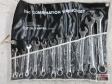 OT Olympia Tool 02-917 11pc Metric Combination Wrench Set (9mm to 23mm)... w/ Storage Pouch...