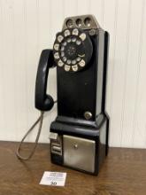1965 Western Electric 233G 3 slot Coin Payphone telephone