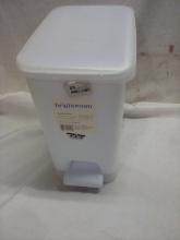 Brightroom Bathroom  Foot Pedal Covered Wastebasket