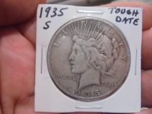 1935 S Mint Silver Peace Dollar