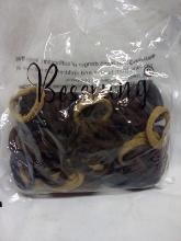 Bulk Pack Soft Hair Ties for Thick Hair. 100 Pack.