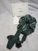 YaniBest Green Satin Hair Wrap/ Bonnet