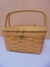 1995 Longaberger Small Picnic Basket