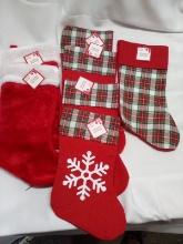 Lot of 7 Stockings
