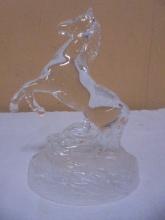 Beautiful Art Glass Horse Statue