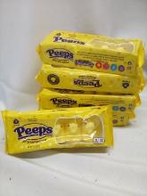 5 Packs of 5 Gluten and Fat Free Peeps Marshmallows- Original Yellow