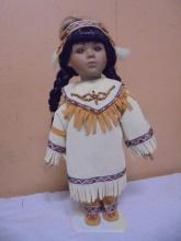 Beautiful Native Porcelain Doll