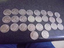 Group of 26 Assorted Kennedy Half Dollar