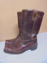 Pair of Men's Leather Rio Grande Cowboy Boots