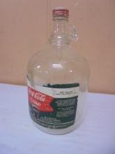 Vintage Glass 1 Gallon Coca-Cola Syrup Jug