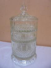 Vintage Indiana Glass 3 Tier Candy Dish