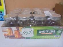 Group of Glass Pint Canning Jars