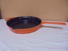 Racheal Ray 12in Porcelain Over Cast Iron Skillet