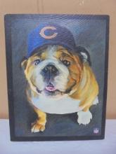 Chicago Bears Bull Dog Canvas Wall Art