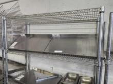 24 in. x 12 in. Stainless Steel Wall Shelves