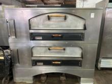 Marsal and Sons Mdl. MB60 Stacked Double Deck Gas Pizza Oven