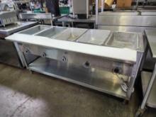 Duke 72 in. 5 Pan Electric Steam Table