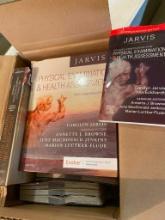 APPROX. 8 DIFFERENT EDITIONS OF THE JARVIS PHYSICAL EXAMINATION AND HEALTH ASSESSMENTS BOOKS