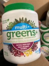 10 of 459 G CONTAINERS EACH OF PLANT POWER, NATURAL MIXED FRUIT MULTI-GREENS NOURISHING SUPERFOOD