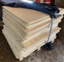 APPROX. 70 SHEETS OF 42.5 x 42.5 x 1/4 INCH PALLET DIVIDERS