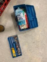 TACKLE BOX WITH A FEW ITEMS