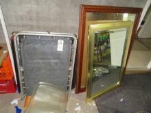 Cot, (2) Mirrors, Card Tables