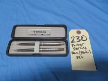 Parker Sterling Pen & Pencil Set