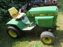 John Deere 317 Garden Tractor