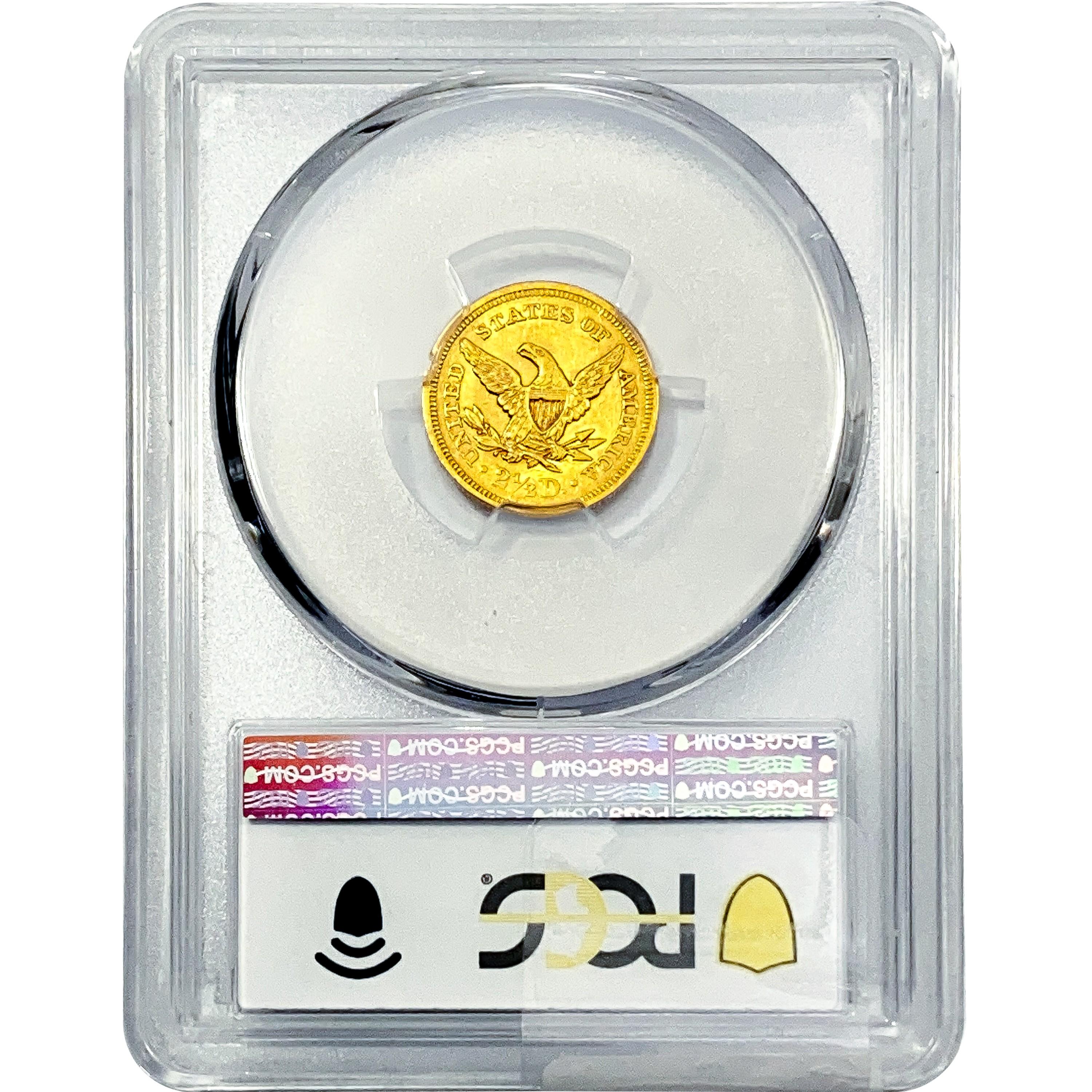 1854 $2.50 Gold Quarter Eagle PCGS AU55