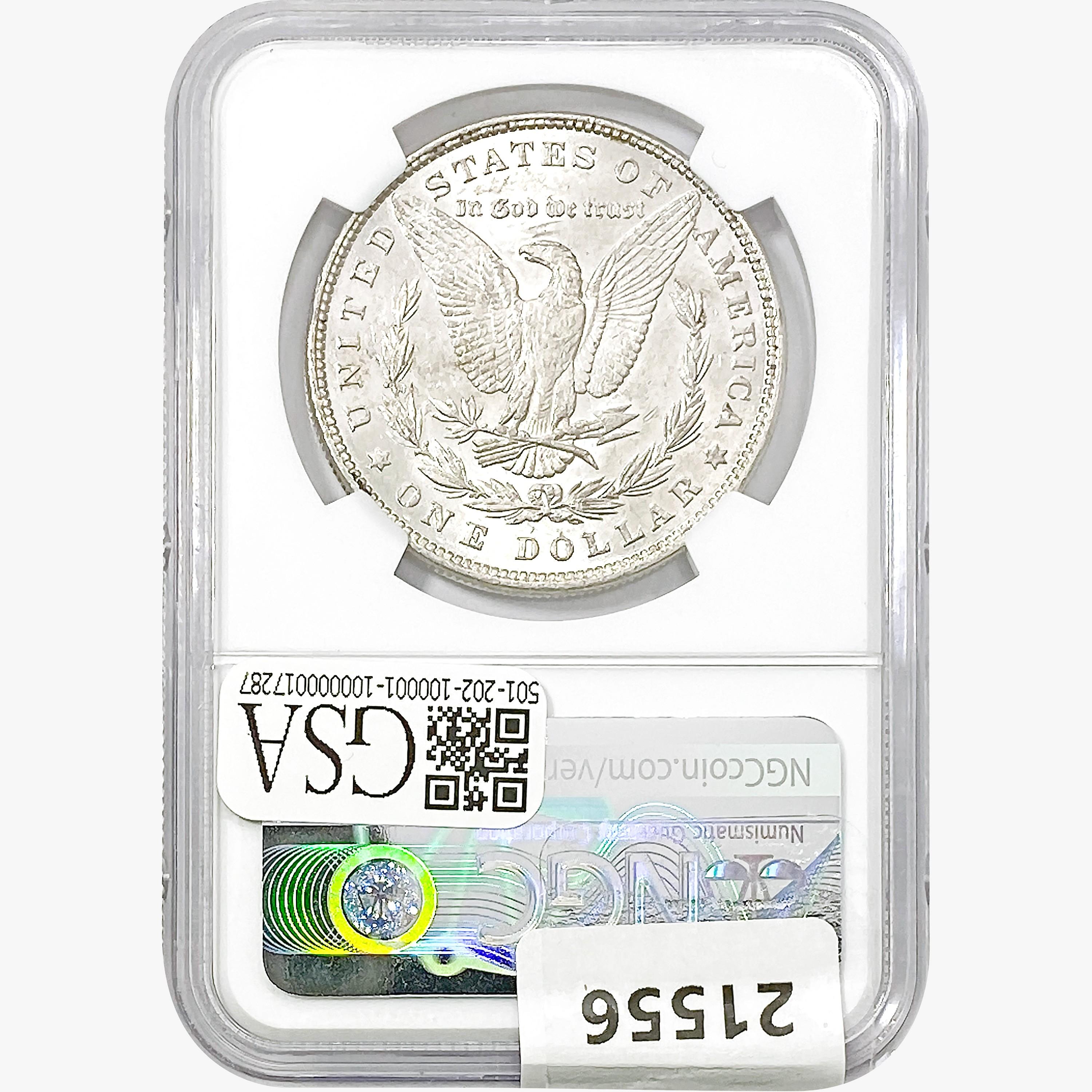 1881 Morgan Silver Dollar NGC AU58