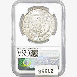 1881-O Morgan Silver Dollar NGC AU58