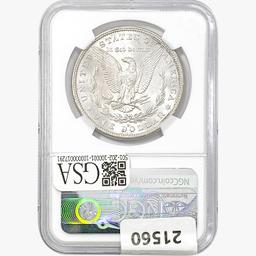 1882-S Morgan Silver Dollar NGC MS62