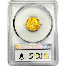 1915 $2.50 Gold Quarter Eagle PCGS AU58
