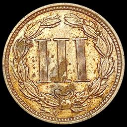 1868 Nickel Three Cent LIGHTLY CIRCULATED